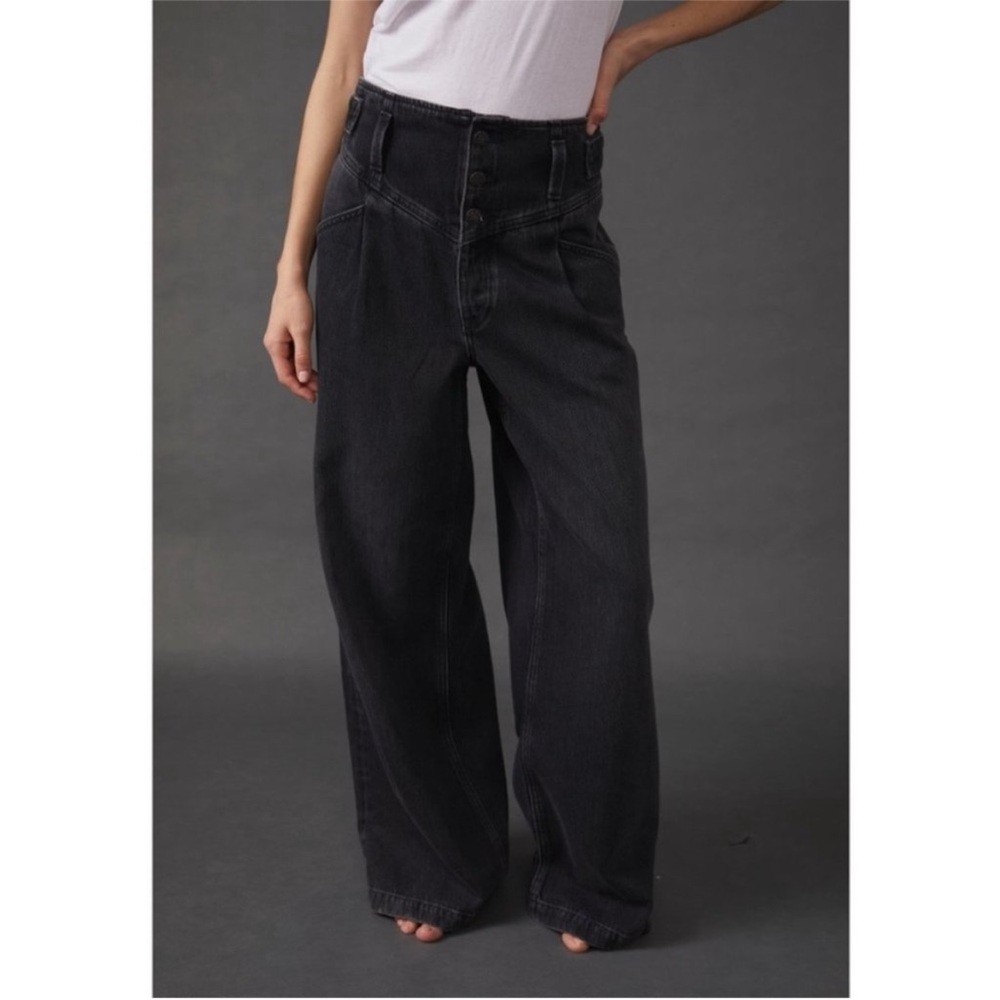 We The Free Super Sweeper Wide Leg Jeans Free People